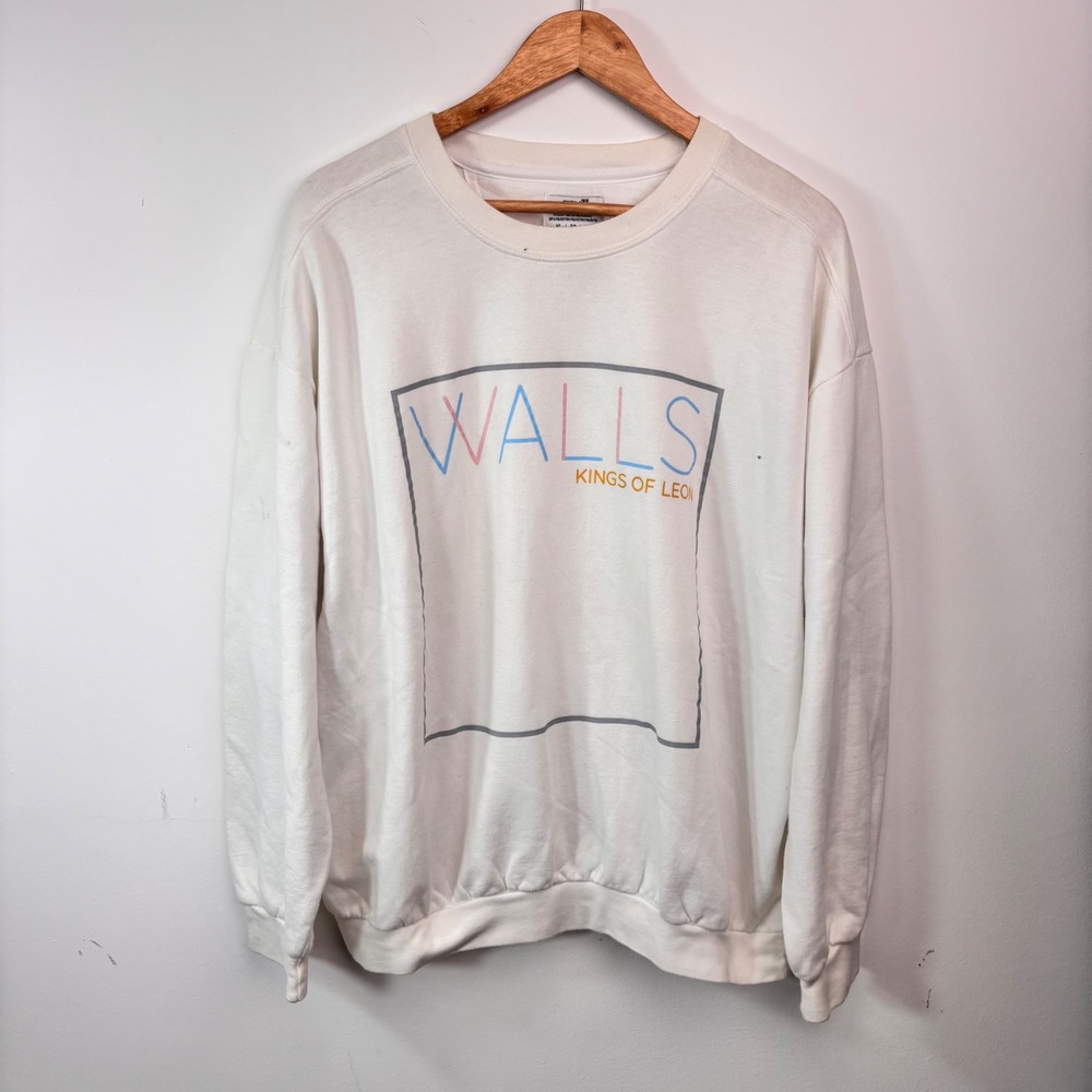 Kings of Leon WALLS 2016 Album Crewneck Sweatshirt XL Indie Rock Band Merch